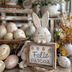 Feliz P&aacute;scoa, criado por IA