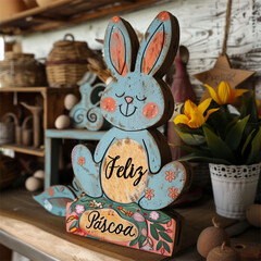 Feliz P&aacute;scoa, criado por IA