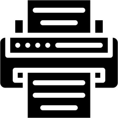 Printer, Print, Printing, Electronics, Ink, Paper Icon