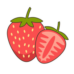 Healthy Fruit Illustration