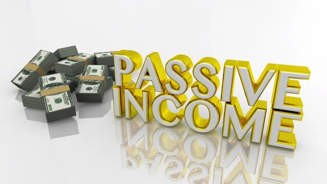 Passive Income Make Earn More Money Second Side Hustle Job 3d Animation