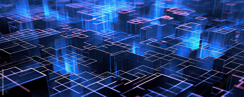 Poster digital background. can be used in the description of network abilities, technological processes, di