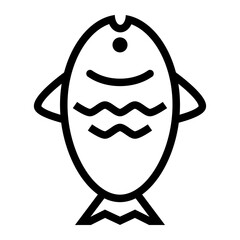 Common icons of community supermarket outline icon pack