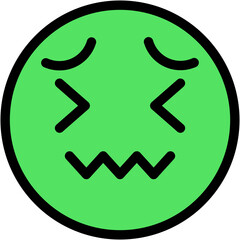 Vector Icon Sick, Emoji, Smileys, Reaction, Feelings, Emotion