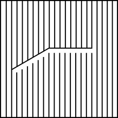 Rectangle Outline Pattern Corner