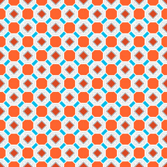 Multi color seamless abstract pattern. Background and backdrop. Multi Colored. Colorful ornamental design. Colored mosaic ornaments. Vector graphic illustration.