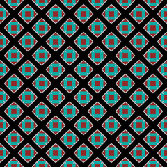 Multi color seamless abstract pattern. Background and backdrop. Multi Colored. Colorful ornamental design. Colored mosaic ornaments. Vector graphic illustration.