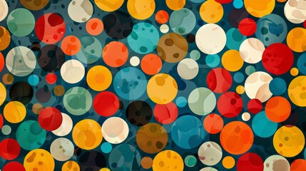 Colorful Abstract Dots Pattern