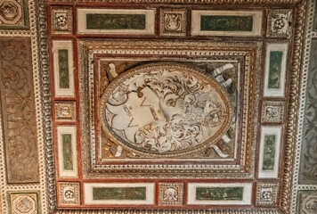 Fototapeta na wymiar Palazzo Ruspoli a Cerveteri, Lazio, Italia