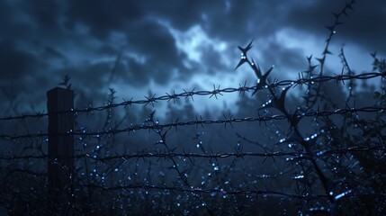 Barbed Wire Security Theme