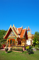 Nai Yang Temple, Wat Mongkol Wararam, Island Phuket, Thailand.