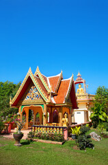 Naklejka premium Nai Yang Temple, Wat Mongkol Wararam, Island Phuket, Thailand.