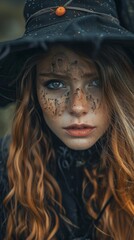 Scary Witch Costume Portrait