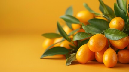 kumquat background.