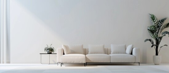 Contemporary couch on a white backdrop