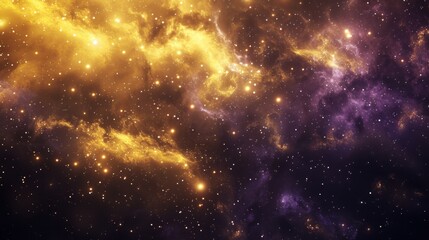 Cosmic Dust and Starfield Background - obrazy, fototapety, plakaty
