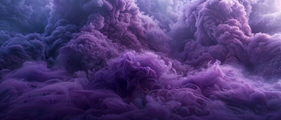 Purple Smoke Explosion - obrazy, fototapety, plakaty