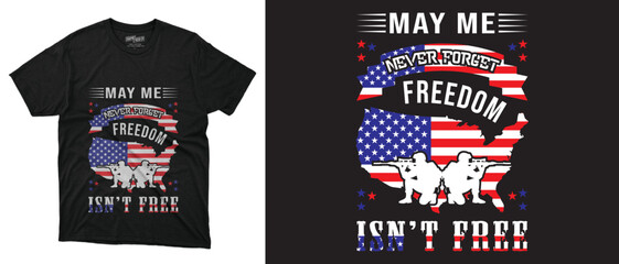 Inspiring motivation quote premium tshirt design memorial proud usa veteran day t-shirt designs typography vector template. USA Soldire t shirt design, american army t-shirt. usa veteran © MahammadFiruz