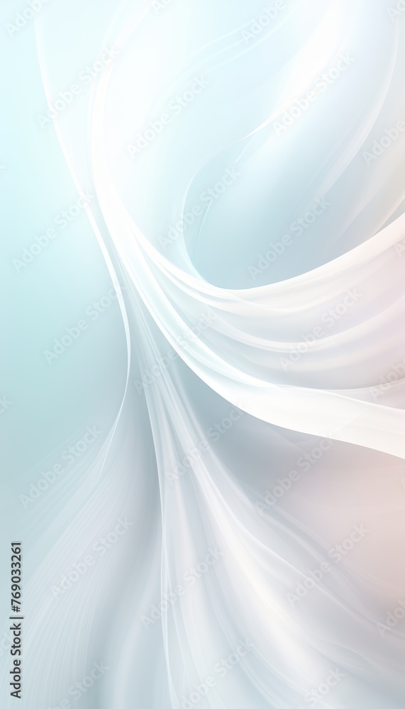 Poster ethereal white abstract minimalist background with a touch of magical charm and delicate simplicity