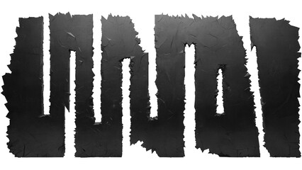 Black slabs connected together.