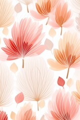 bright spring colorsb beige and white, pinknordic pattern white background with flower and flowers, floral backdrop with copy space