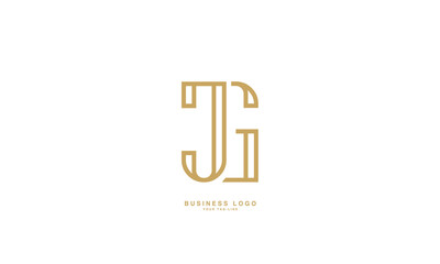 JG, GJ, J, G, Abstract Letters Logo Monogram