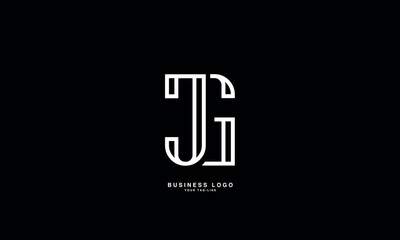 JG, GJ, J, G, Abstract Letters Logo Monogram