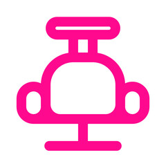 Beauty salon monochrome icon pack