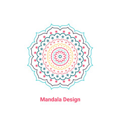 Floral Mandala Design 