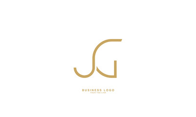 JG, GJ, J, G, Abstract Letters Logo Monogram