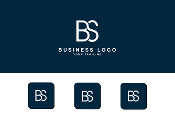 BS, SB, B, S, Abstract Letters Logo Monogram