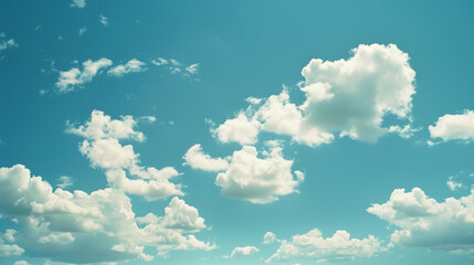 Heavenly Clouds Above: Peaceful Atmosphere