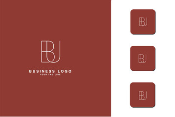 BU, UB, B, U, Abstract Letters Logo Monogram