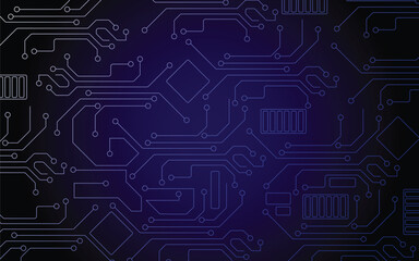 circuit board background, Free vector technology background in abstract style