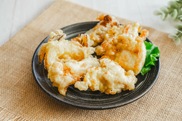 鶏むね肉の天ぷら