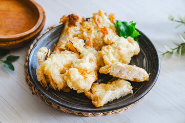 鶏むね肉の天ぷら