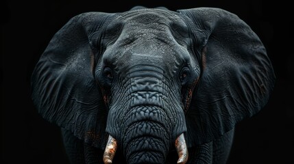 black elephant wallpaper