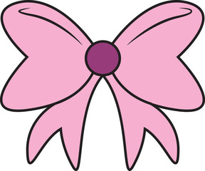 Bow icon in vector. Logotype. Eps10.