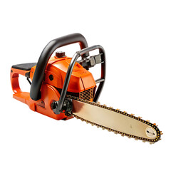 Naklejka premium 3d render chainsaw tool stylized