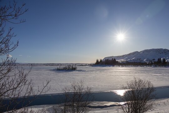 breathtaking landscaoe on iceland