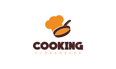 a logo for cooking class with a knife in the middle.