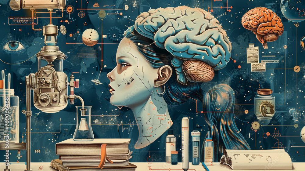 Poster the image showcases a vibrant and intricate design, captivating the viewer's attention with its rich
