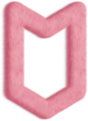 Badge Pink Fluffy Icon