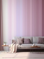 Simple large vertical strip mauve gradient, front wallpaper background pattern, with copy space and space for text or design photo