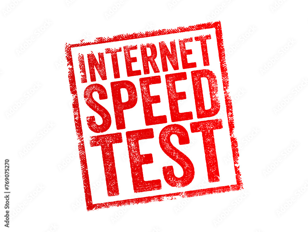 Poster internet speed test is a tool or service available online that measures the speed and quality of an 