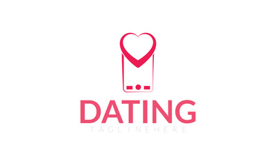 Hearts Couple Hug Logo design vector. Love Dating Marriage Wedding Valentines Day icon.