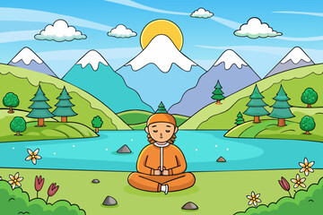  "Find your inner peace amidst the beauty of nature with our backgrounds."