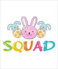 Happy Easter SVG Bunny Ears Cut File for Cricut, Instant Download, Bunny Rabbit Feet, Easter Bunny SVG, Easter Shirt Design, Easter Baby Svg