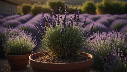 lavender flowers in the region