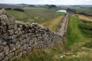 Along the Hadrian's wall between Gilsland and Twice Brewed - Northumberland - England - UK © Collpicto